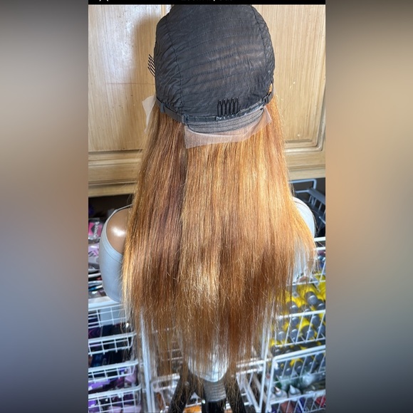 Lot 0944 ❤️NEW ❤️100% Human Hair HD Lace Front Wig 26” for medium to small size - Picture 7 of 10